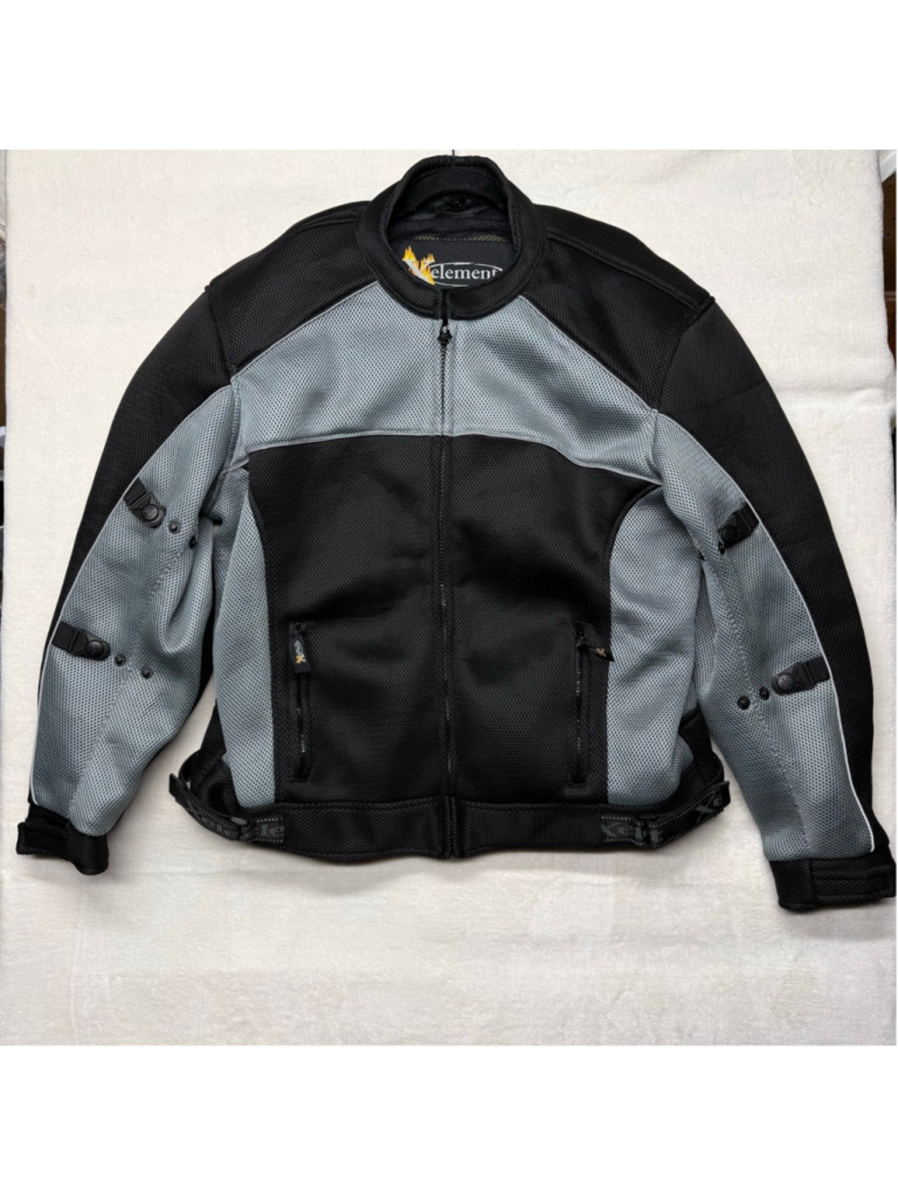 Men's Xelement Performance Advanced Motorcycle Mesh Jacket 3XL Black Gray